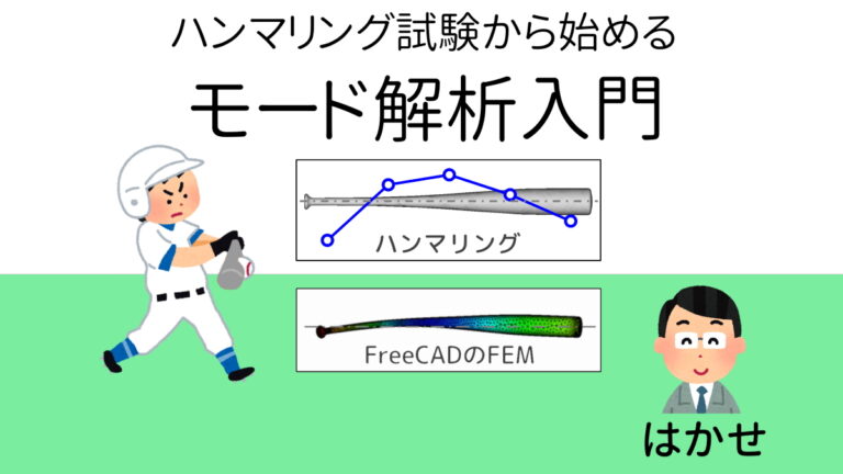 振動解析を体験実習から「ハンマリング試験から始めるモード解析入門」 | 実験とCAEとはかせ工房