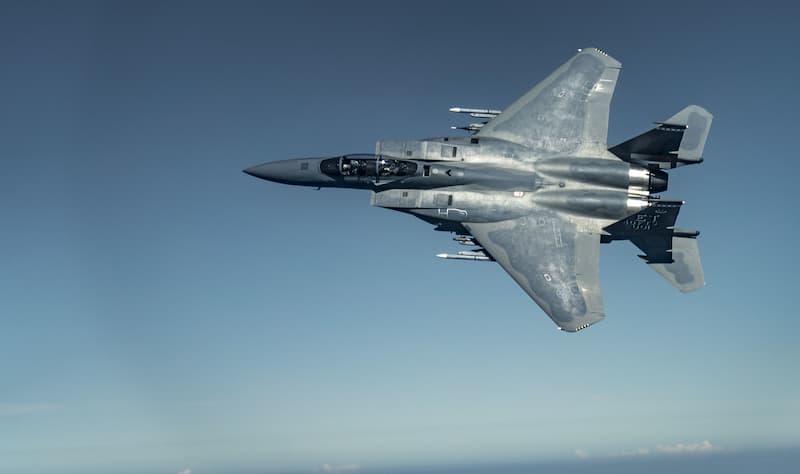 テスト飛行中のF-15EXイーグルII（その2）
