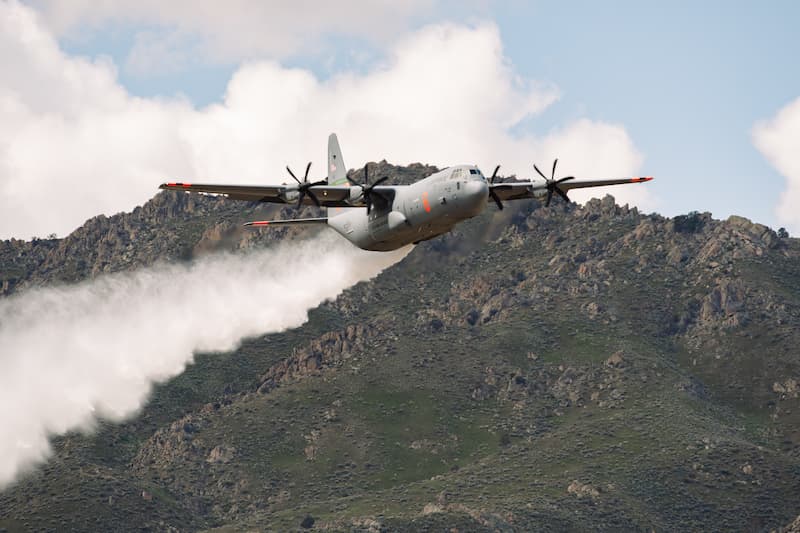 C-130J Super Hercules：空中消火訓練