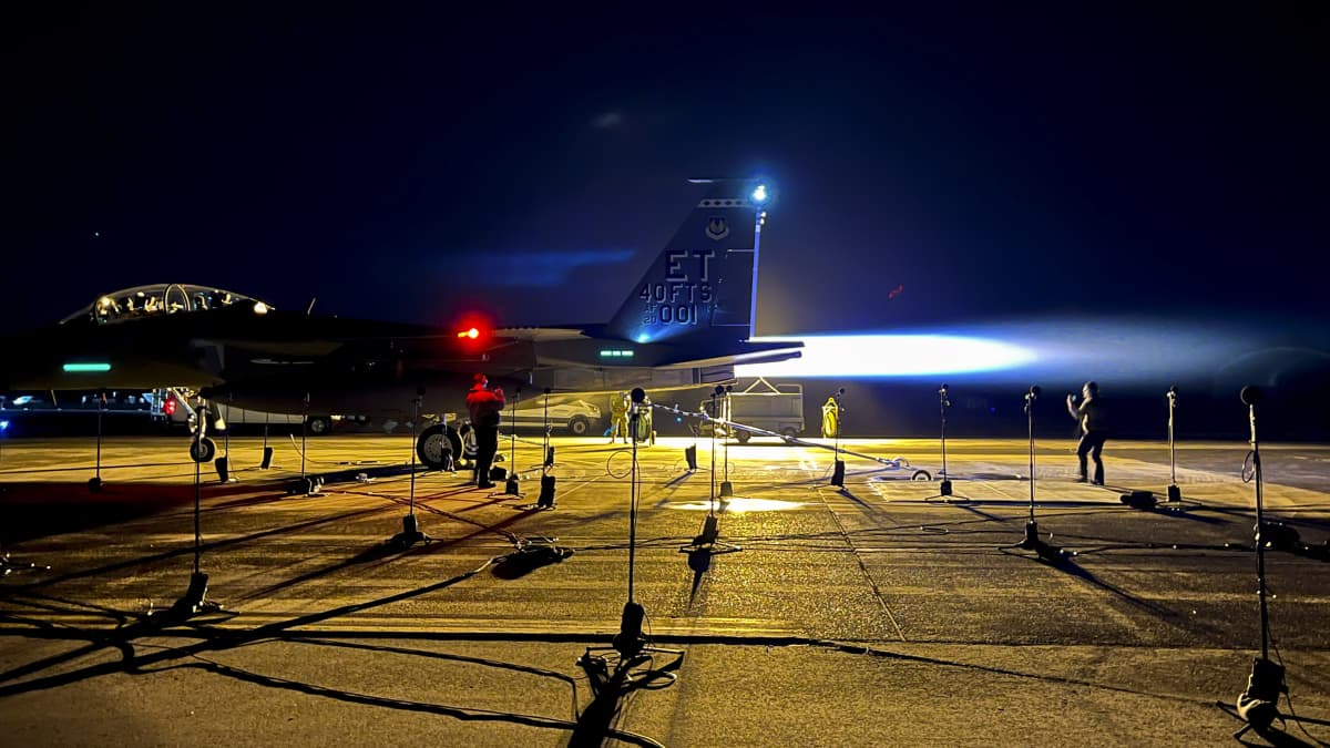 EGLIN AIR FORCE BASE（米国空軍）におけるF-15EXイーグルIIの音響試験