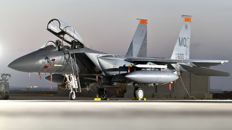 F-15Eストライク・イーグル（Strike Eagle）：駐機