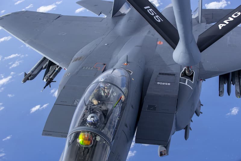 F-15Eストライク・イーグル（Strike Eagle）：空中給油（その2）