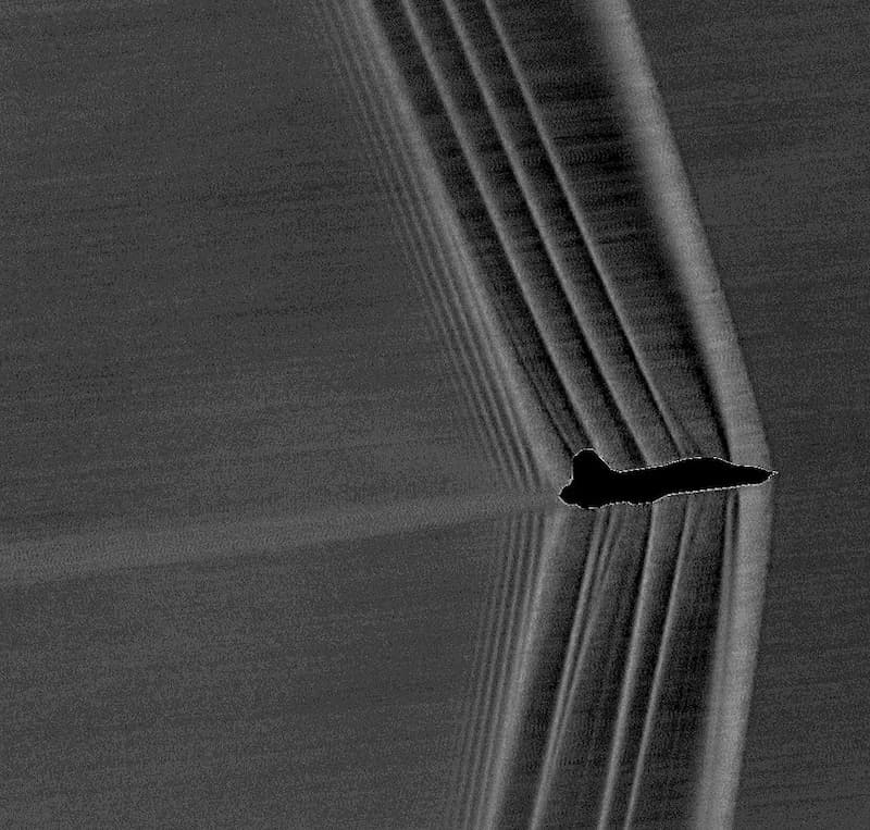 NASAによる衝撃波の写真